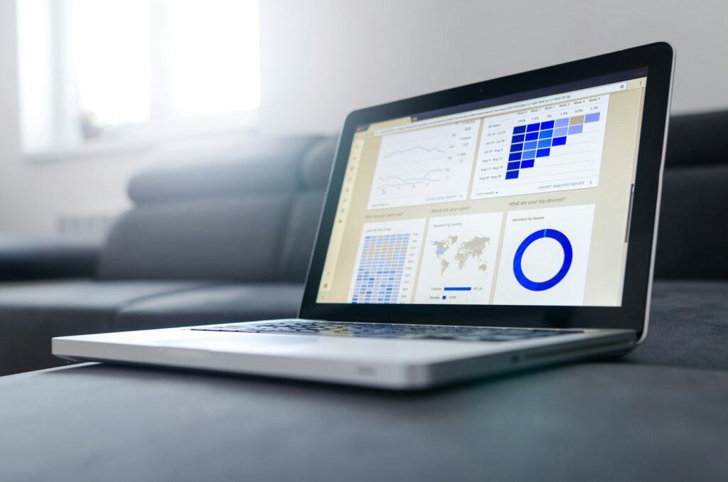 Person working on SEO strategy and website research
